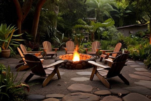 Patio Flagstone Laying